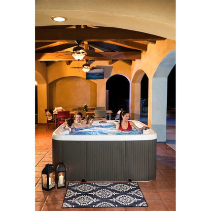 LS700DX Pillow Bundle - 7 Person, 90-Jet, 220-Volt, Arctic White/ Coastal Gray with Spa Pillows Included!
