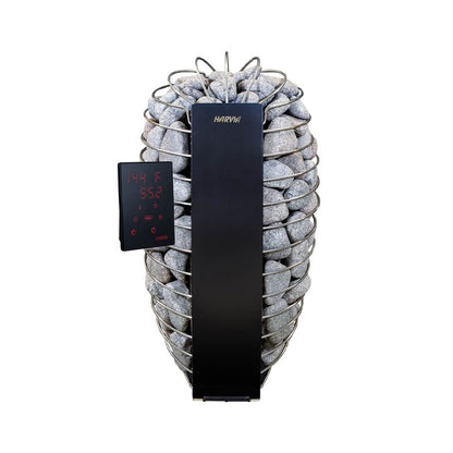 Harvia Spirit UL Certified Electric Sauna Heater With Digital Xenio Control Panel, WiFi Remote Control And Stones