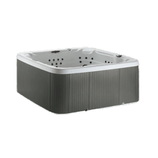 LS700DX Pillow Bundle - 7 Person, 90-Jet, 220-Volt, Sea Salt/ Coastal Gray with Spa Pillows Included!