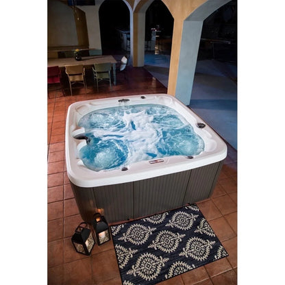 LS700DX Pillow Bundle - 7 Person, 90-Jet, 220-Volt, Arctic White/ Coastal Gray with Spa Pillows Included!
