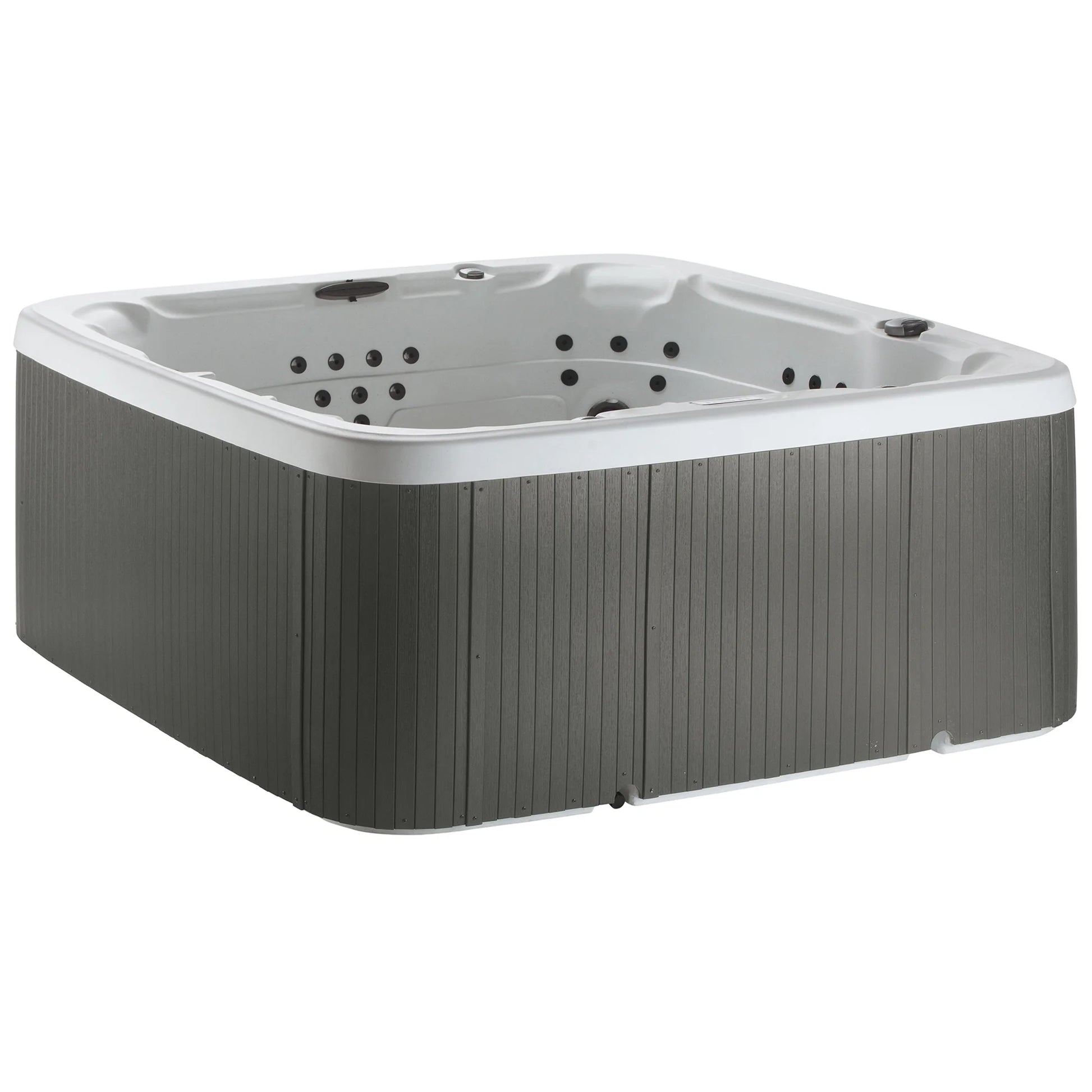 LS700DX Pillow Bundle - 7 Person, 90-Jet, 220-Volt, Arctic White/ Coastal Gray with Spa Pillows Included!