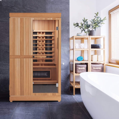 Finnmark Trinity 2-Person Home Infrared & Steam Sauna Combo