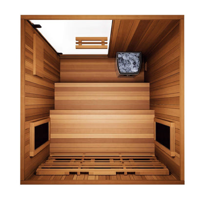 Finnmark Trinity 2-Person Home Infrared & Steam Sauna Combo