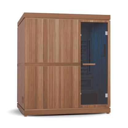 Finnmark Trinity XL 4-Person Home Infrared & Steam Sauna Combo