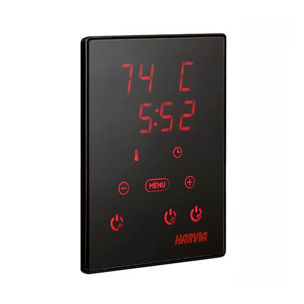 Harvia Virta Pro HL Series Heavy-Duty Electric Sauna Heater With Xenio CX45 Control Panel, Power Extension Unit & Sauna Stones