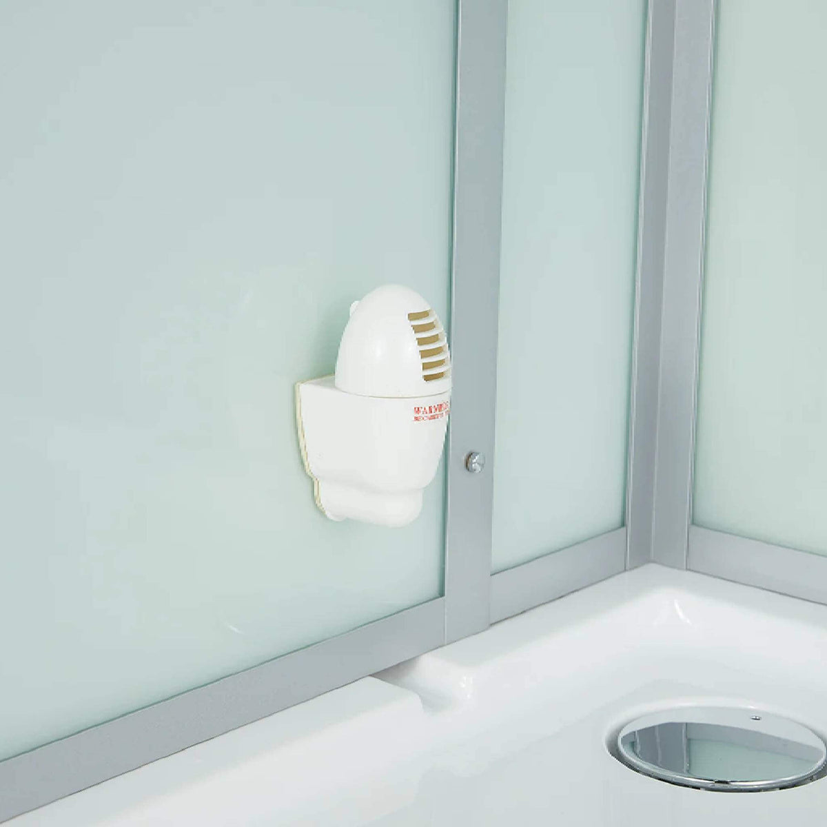 Maya Bath Platinum Arrezo Steam Shower With Rainfall Ceiling Shower