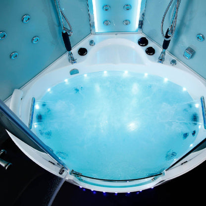 Maya Bath Platinum Comfort Steam Shower With Whirlpool Bathtub (2025 Edition)