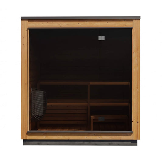 ThermaSol Nordic Dawn 4-Person Fully-Assembled Outdoor Sauna Cabin (Made-To-Order)