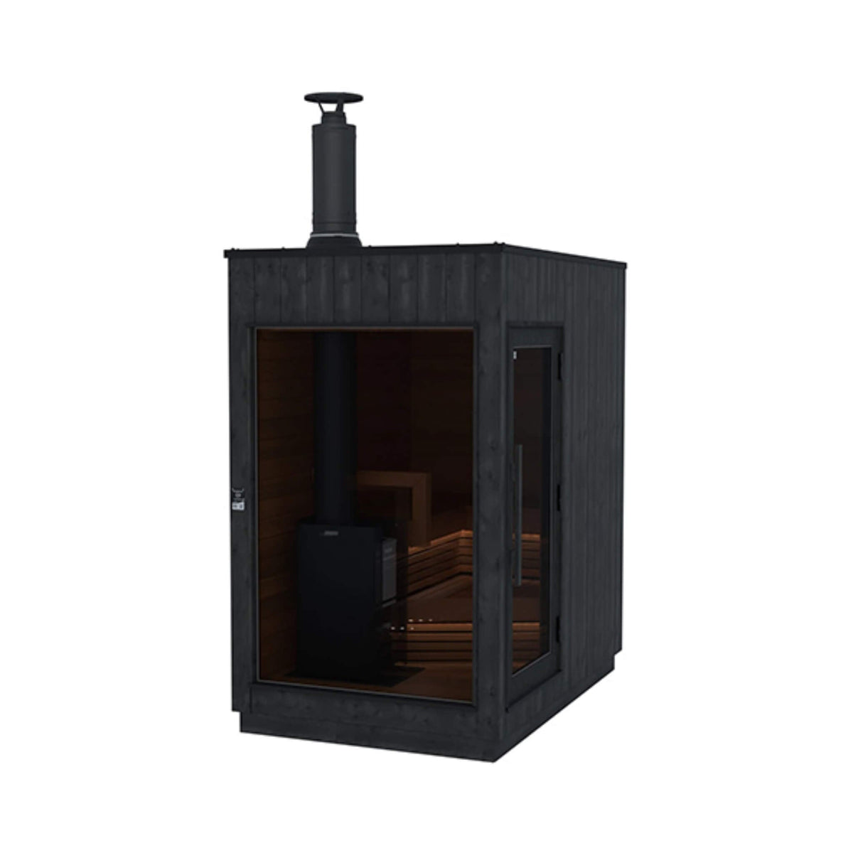 ThermaSol Nordic Misty 2-5 Person Fully-Assembled Outdoor Modular Sauna Cabin (Made-To-Order)