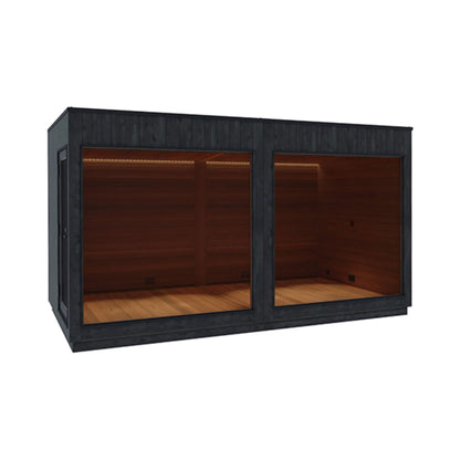 ThermaSol Nordic Misty XL 1-Entrance Outdoor Sauna Lounge (Made-To-Order)