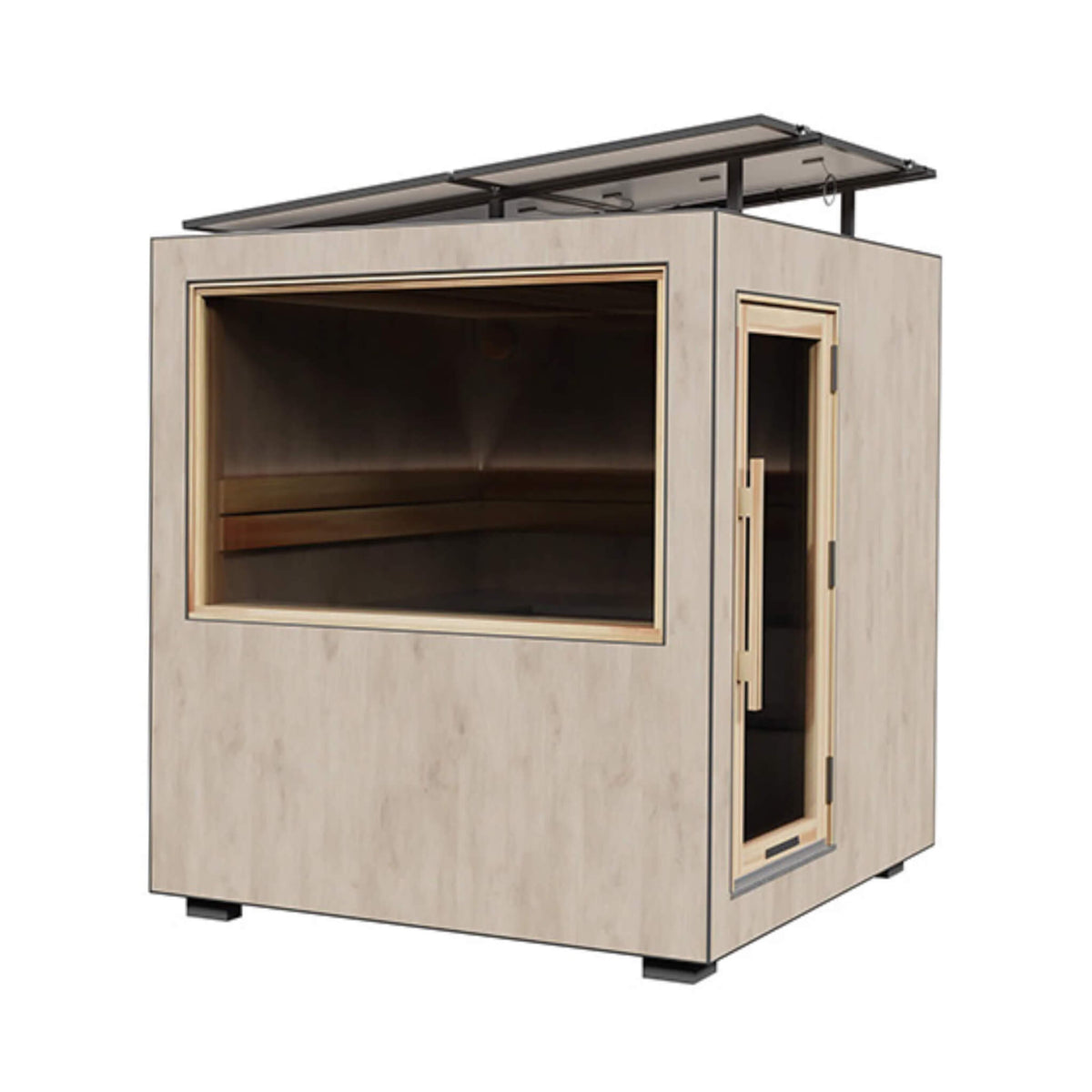 ThermaSol Solaris Fully-Assembled Outdoor Sauna Cabin (Made-To-Order)