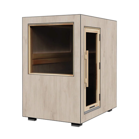ThermaSol Solaris Fully-Assembled Outdoor Sauna Cabin (Made-To-Order)
